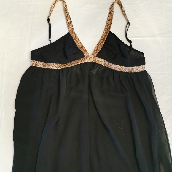 Victoria's Secret Very Sexy Black Sheer Nightie  M - Picture 1 of 9
